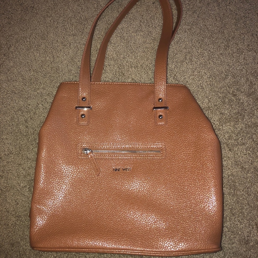 Nine West Brown Shoulder / Tote Bag